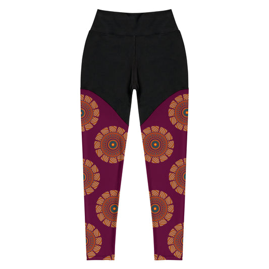 Sports Leggings - African Patterned (Print)