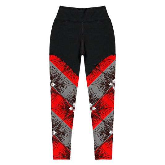 Sports Leggings - African Patterned (Print)